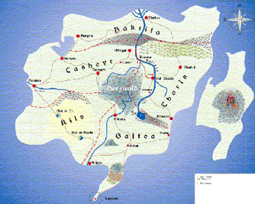 Landkarte - Rose von Thorin